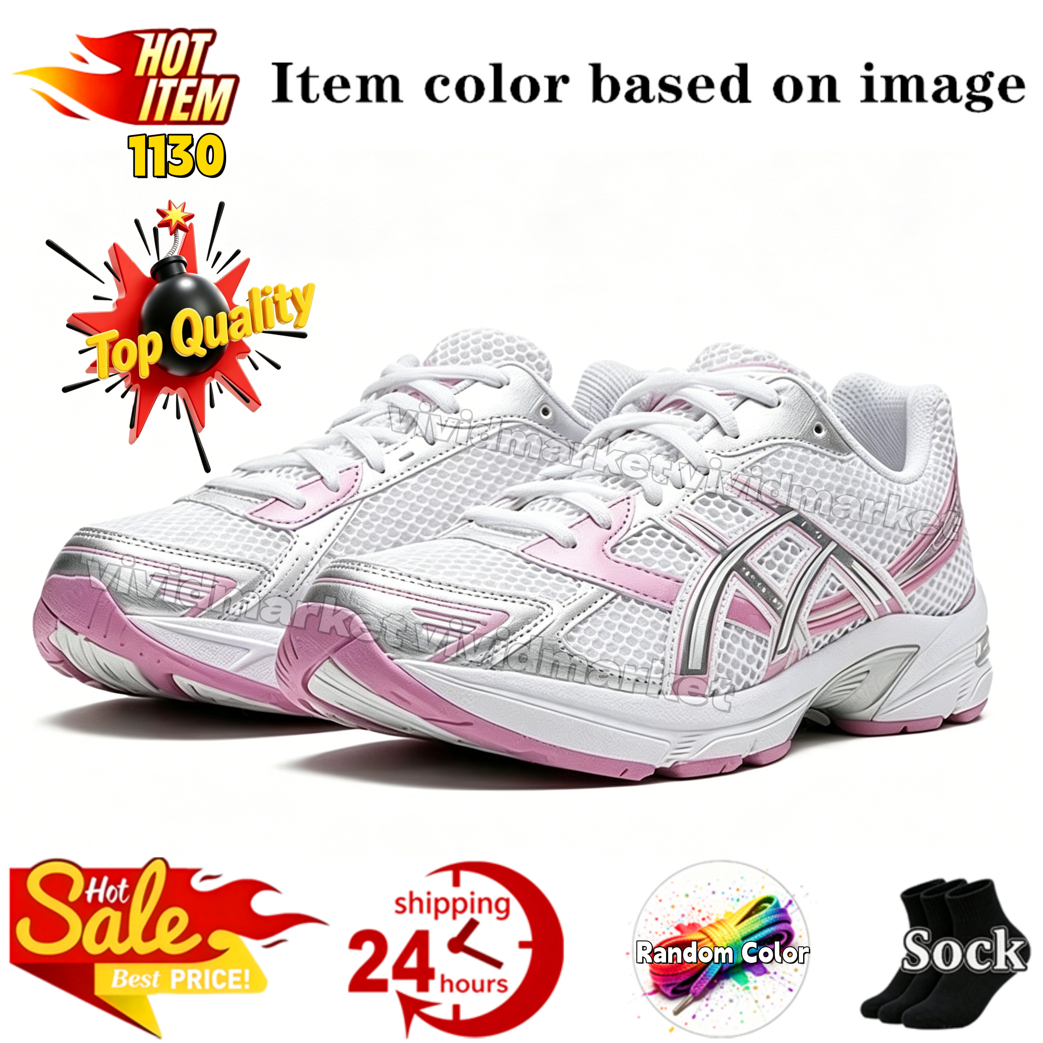 With Box Designer Shoes gels nyc 1130 Mens Womens Sneakers Cream Solar Power Pure Sier Outdoor Sneakers Sports Athleisure Trainers Fashion Daily Outfit 36-47 - 5 of 8