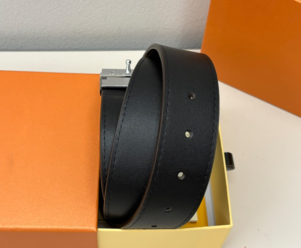 Mens belt womens belts designer brand High quality belt length 100-125CM woman men belt fashion classics casual letter smooth buckle designer belt - 3 of 5