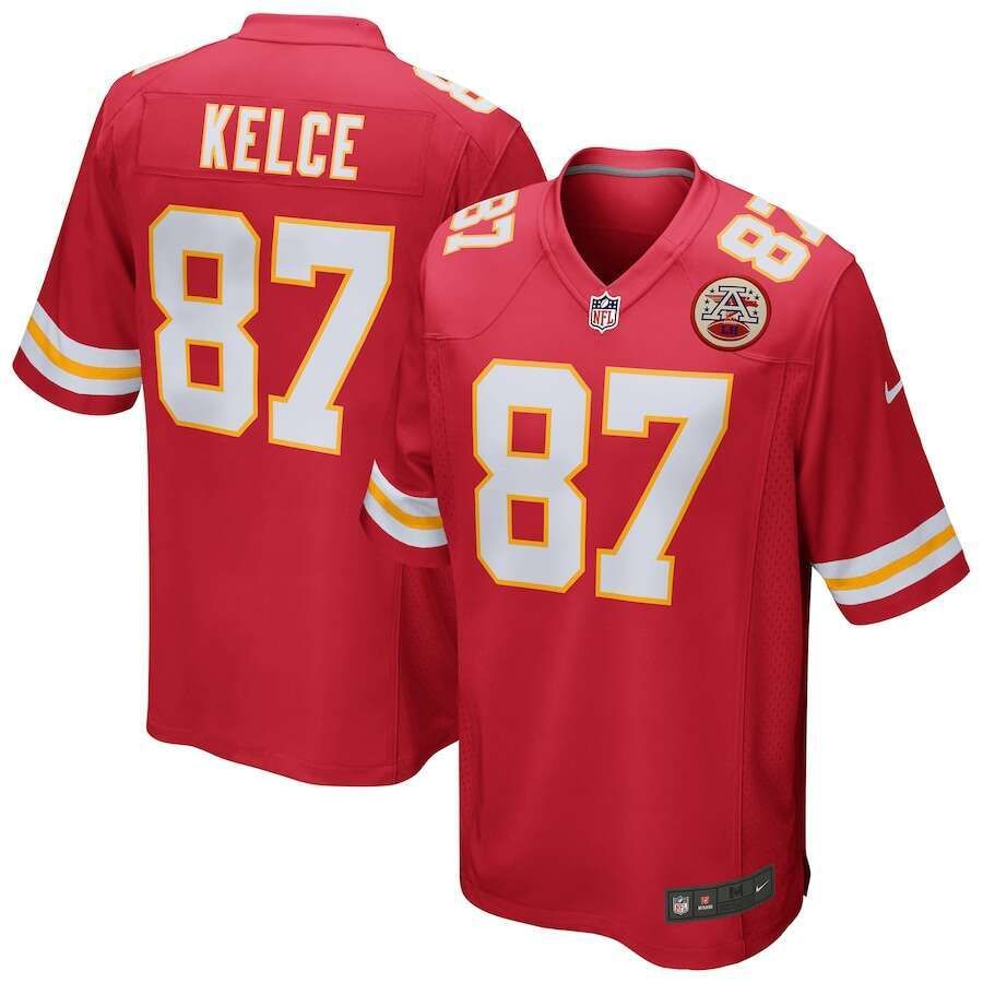 Men's Kansas City Chiefs Patrick Mahomes Red Game Jersey #15 Custom Available S-6XL - 2 of 7