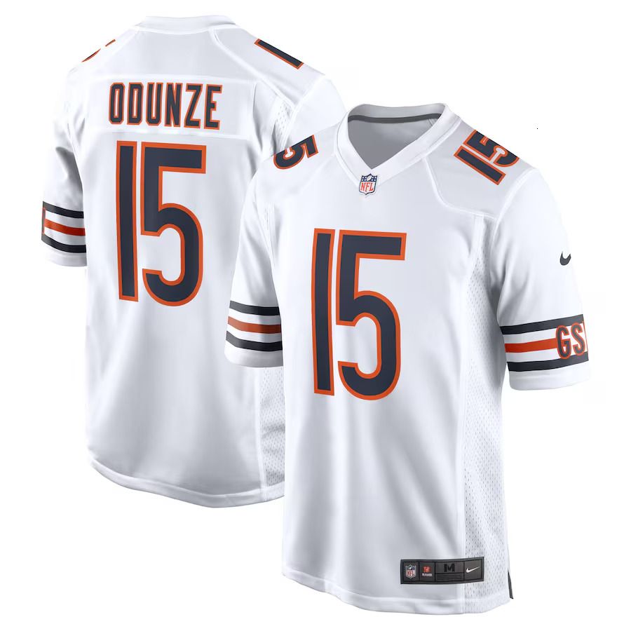 Men's Chicago Bears Caleb Williams Navy Player Game Jersey Custom Available S 6XL - 5 of 7