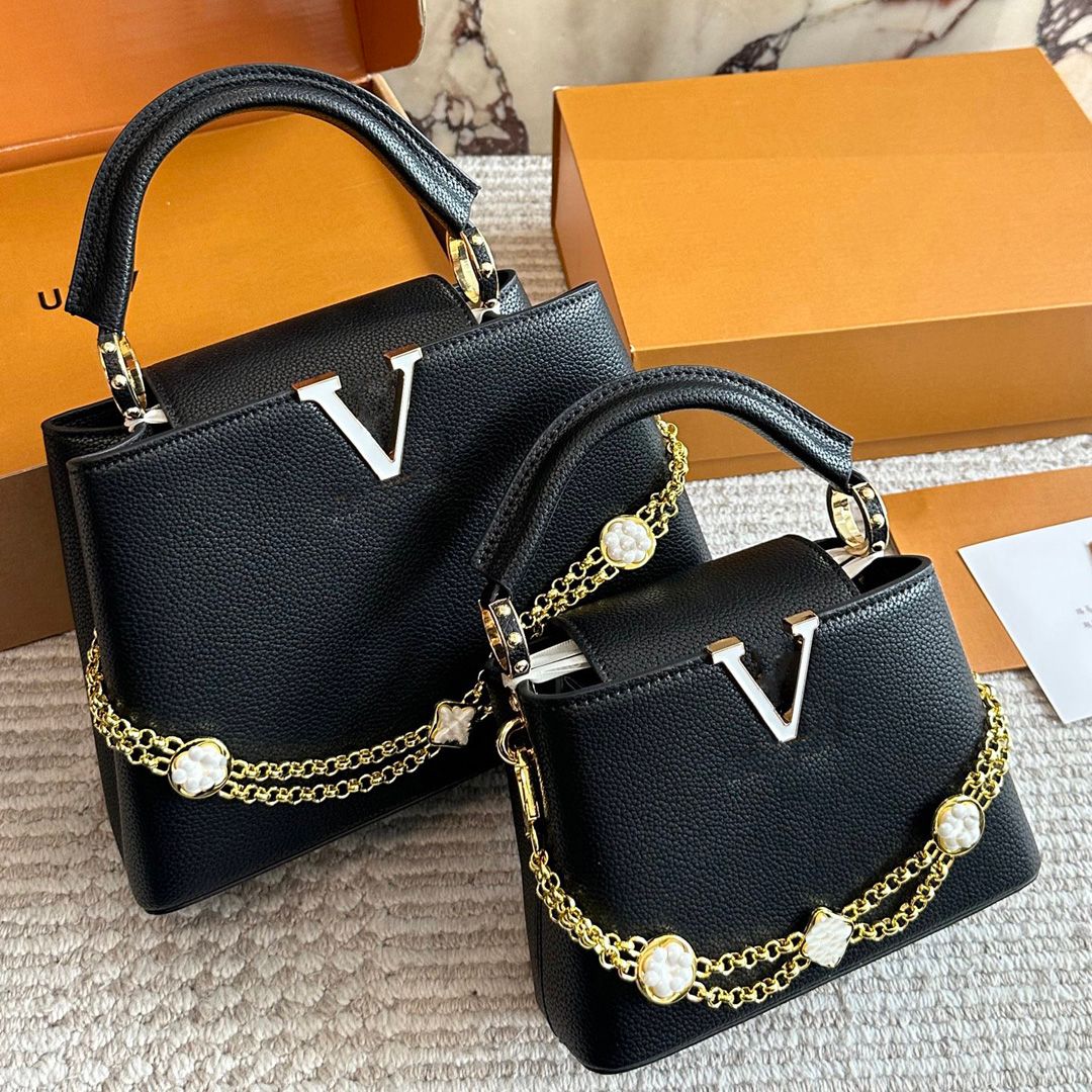 10A Capucines Designer Bag shoulder bag tote bag CrossBody Womens Leather Evenning bags Fashionable Shoulder Clutch Bags high quality shopping bags Lady bags - 1 of 7