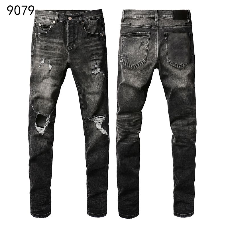 designer KSUBI jeans for mens jean ksubi short pants men trends distressed black ripped biker slim fit motorcycle sweatpants - 6 of 8