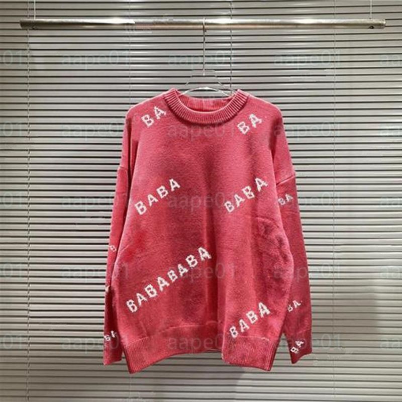 Famous Men Women Sweaters Fashion Mens Letter Pattern Casual Round Long Sleeve Sweaters Womens Hoodies 21 Colors Asian Size S-2XL - 4 of 9