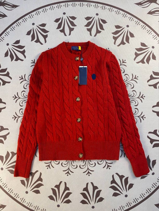 Women's Designer Embroidered Cardigan Sweater Knitted embroidered sweater Blended cotton sweater Knitted Fashionable high-quality sweater Size: S-2XL - 7 of 9