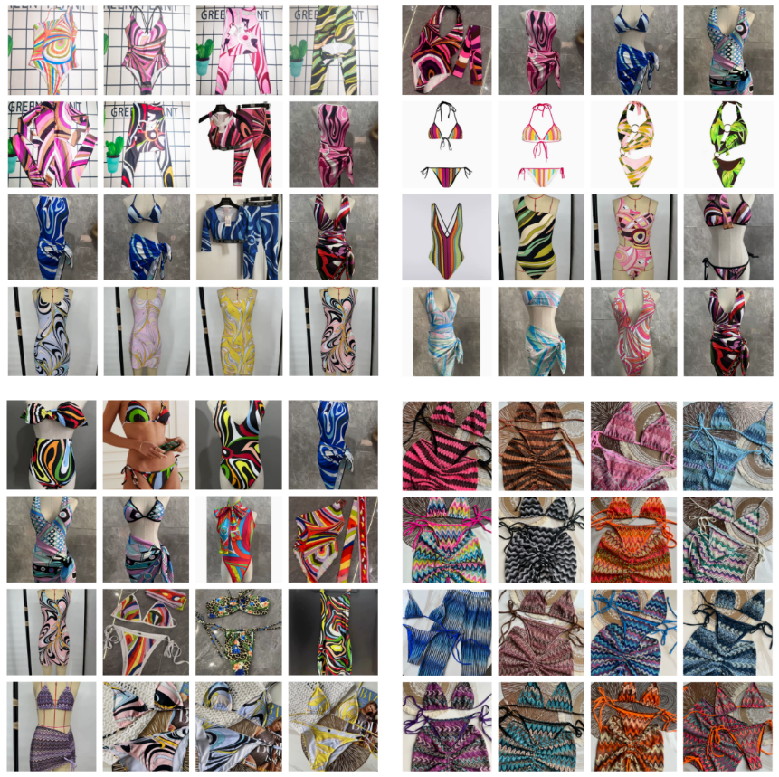 Women Swimsuit Swimwear Bikini Sexy Beach Swim Suit Push Up Plus Size High Waist White Black Solid - 3 of 8