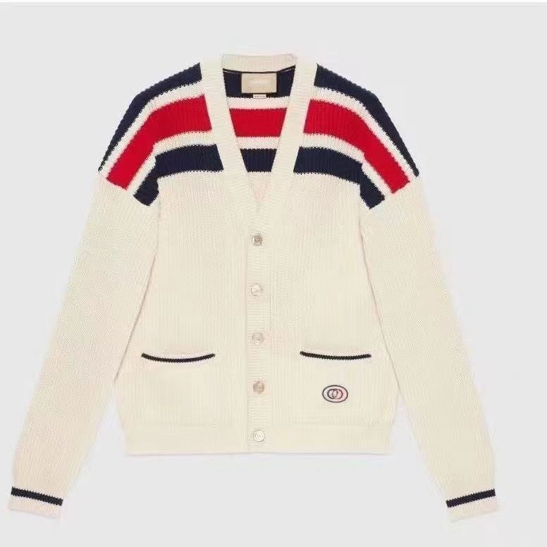 Womens Cardigan Sweaters Designer Wool Sweater Winter Warm Knits Shirts Long Sleeves Woman Classic Sweatshirt Tops Embroidery Shirt S-XL - 3 of 9