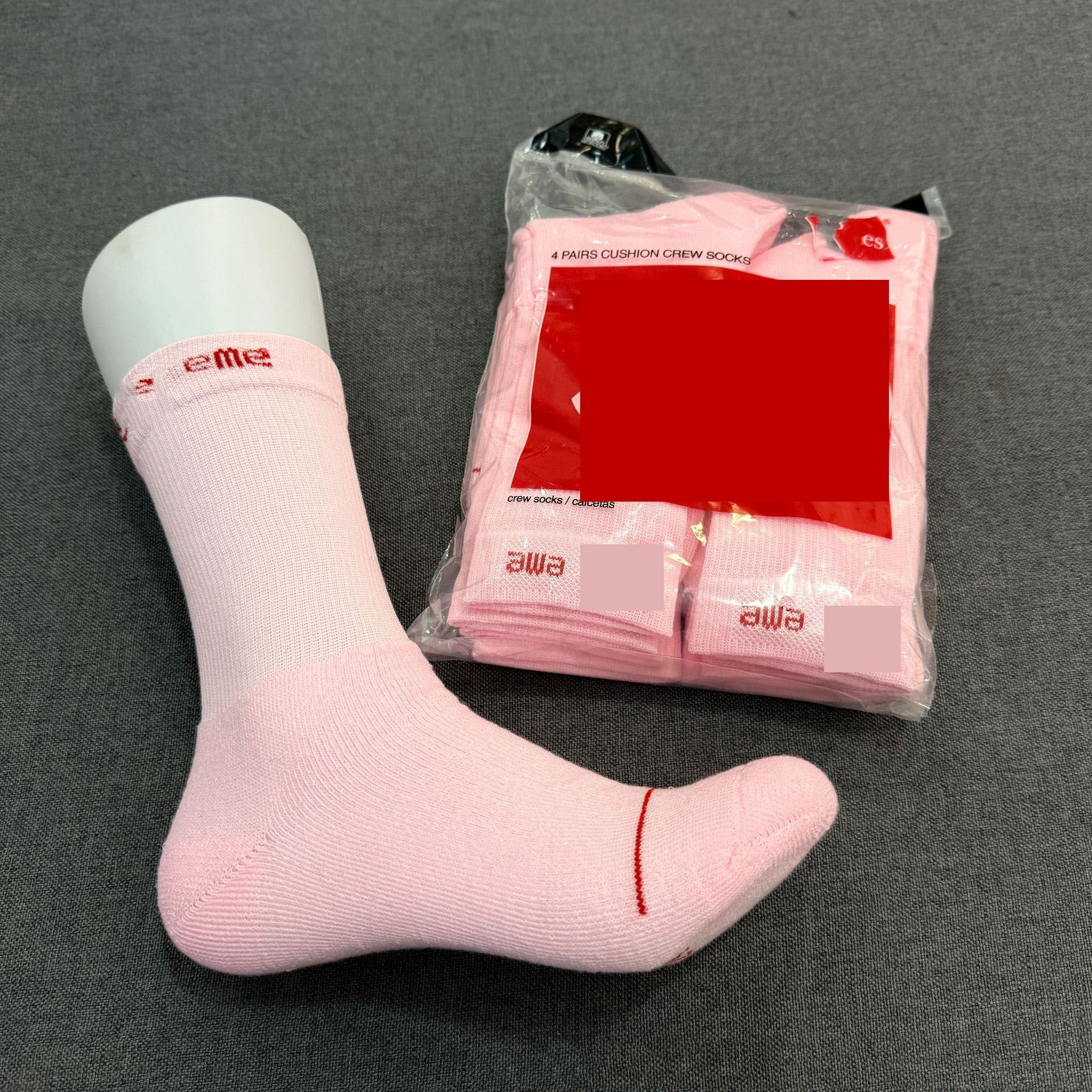 Men's Socks Sport Running Cotton Designer Running Soccer Basketball Sports Women Skateboard Stockings Grip Solid Classic Socks - 4 of 9
