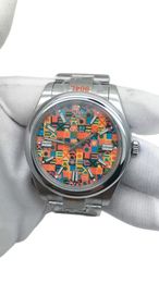 U1 Rolex Oyster Perpetual Automatic Stainless Steel Watch Bezel Men's Watch Sapphire Glass Case New Black Case - rolexwatchok