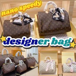 bag designer bag nano speedy handbag womens shoulder luxury bag clair solid casual simple bags purse Sac - rolexwatchok