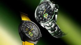 TAG Heuer Formula 1 Chronograph x Senna Stainless Steel Men's Watch Stainless Steel Case Silver Case New - rolexwatchok