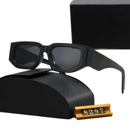 8297 XY Top luxury Sunglasses Polarizing lens designer womens Mens Goggle senior Eyewear For Women eyeglasses frame Vintage Metal Sun Glasses With Box leopard - rolexwatchok