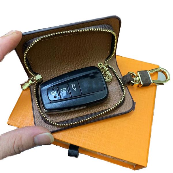 Fashion Keychain Buckle Bag Car Keychains Handmade Leather Men Women key chain Bags Pendant Accessories - Fashion Accessories - rolexwatchok