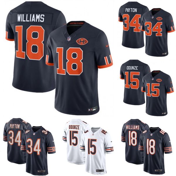 Men's Chicago Bears Caleb Williams Navy Player Game Jersey Custom Available S 6XL - Sports & Outdoors - rolexwatchok