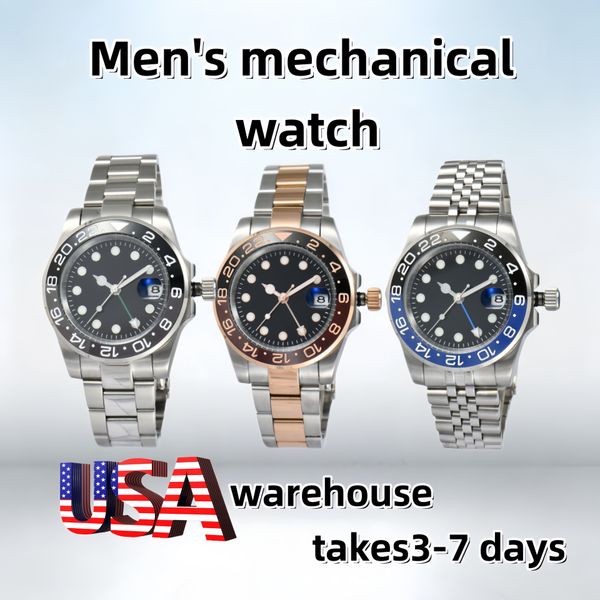 new mens automatic watch mechanical ceramics watchesfull stainless steel watches sapphire luminous watch business casual montre de luxe watch - Watches - rolexwatchok