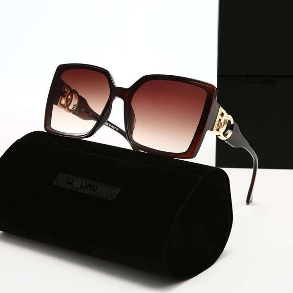 Luxury Designer Sunglasses Oversized Square Acetate Frame Gradient Lens Gold Tone Interlocking High Grade UV400 Protection Fashion DNA dg Eyewear For Women - Fashion Accessories - rolexwatchok
