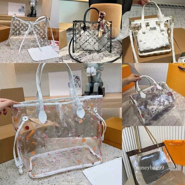 10A Shoulder Bags jelly Fashion Designer Transparent Totes Ladies Crossbody VL bag Show off the rich Clear Lipstick powder makeup cosmetic Pouch toiletry purse 2025 - Bags, Luggage & Accessories - rolexwatchok