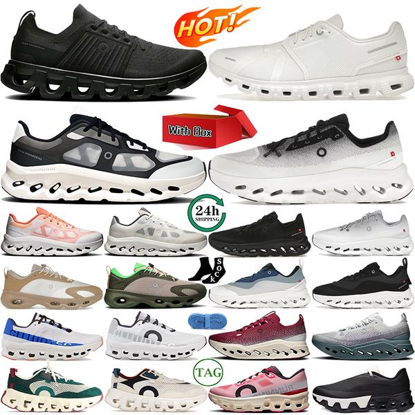 With Box oncloudds mens shoes cloutilt sneakers Cloudmonster Cloudsurfer shoes Cloudswift 4 trainers womens ons cloudes running shoes Remix Black Ivory EUR 36-46 - Shoes & Accessories - rolexwatchok