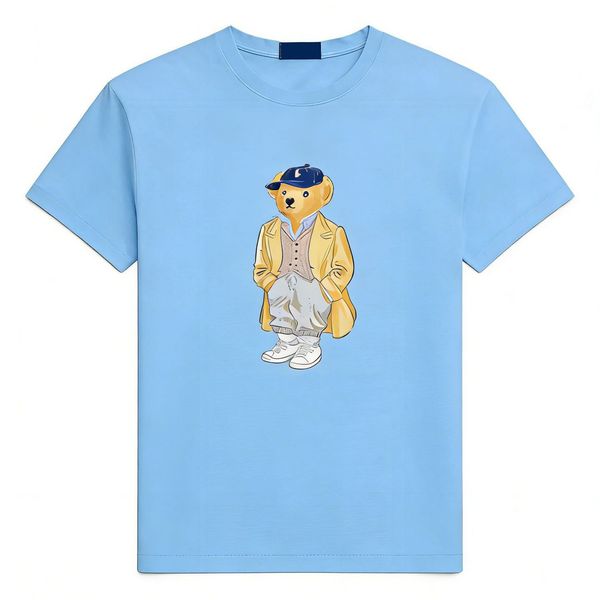 Woman Designer Bear Tshirt Spring Summer Women Cotton Tshirts Breathable Tops Fashion Short Sleeves Clothes Luxury Round Neck Tops - Apparel - rolexwatchok