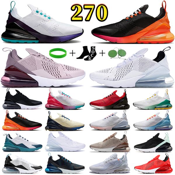 Designer shoe 270 running shoes mens 270s sneakers triple black white Houston San Francisco Core White Olive Light Bone Grape Brown red Men Womens Sport Sneakers - Shoes & Accessories - rolexwatchok