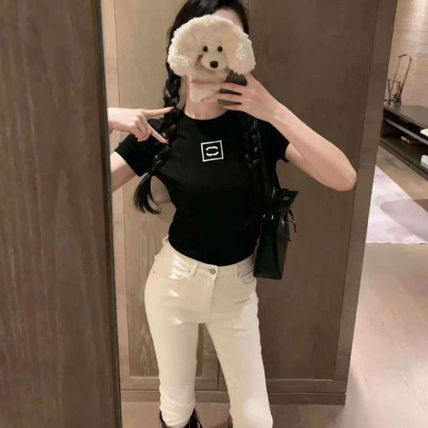 Womens T Shirts Vests Designer Slim Tshirts Shorts Tees Summer Breathable Tops Sweatshirts Long Shirt With Budge Turtleneck Letters Design Short Sleeves Size S-XL - Apparel - rolexwatchok