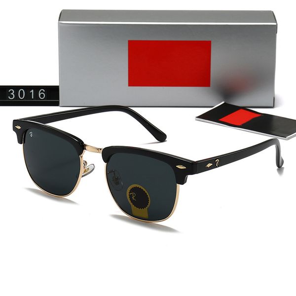 2026 Designer Sunglasses for Womens Mens Outdoor Sunglasses Shades Fashion Goggle UV400 Eyewear Classic glasses 3016 Male Sun Glasses Metal Frame gift With Box - Bags, Shoes & Accs - rolexwatchok
