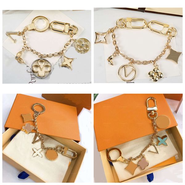 Fashion Brand Letter Designer Keychains Metal Keychain Womens Bag Charm Pendant Auto Parts - Fashion Accessories - rolexwatchok
