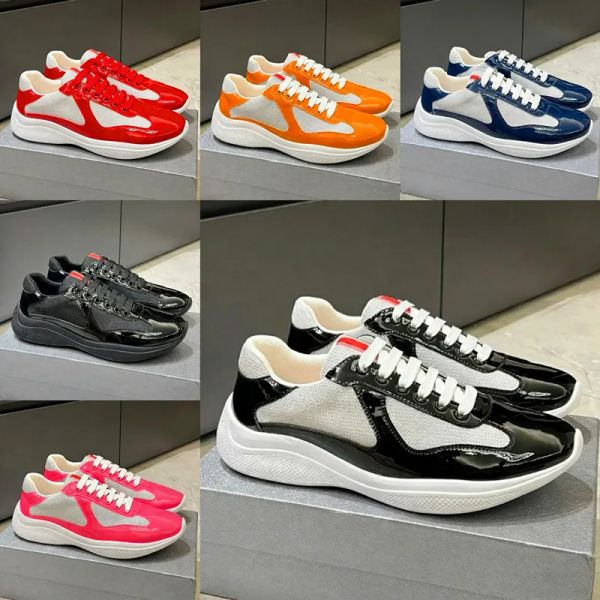 Designer American cup Casual low red Sneakers Luxury Trainers Americas sneaker Rubber Fabric Outdoor Comfortable Walking Shoes Size 36-49 - Shoes & Accessories - rolexwatchok