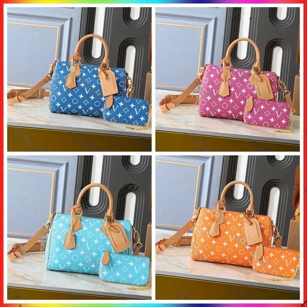 Luxury designer bag pochette crossbody shoulder bag high-quality monogram leather travel bag tote old flower classic women's large capacity handbag purse wallet - Bags, Luggage & Accessories - rolexwatchok