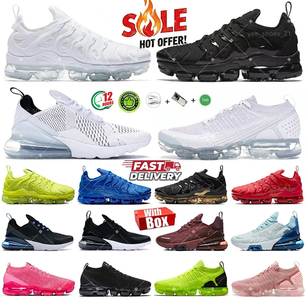 TN Plus 270 Running Shoes 270s Premium Mens Women Sneakers Triple White Black 2.0 3.0 Red Game Pink Wolf Grey Walking Sports Trainers with box 36 47 - Shoes & Accessories - rolexwatchok