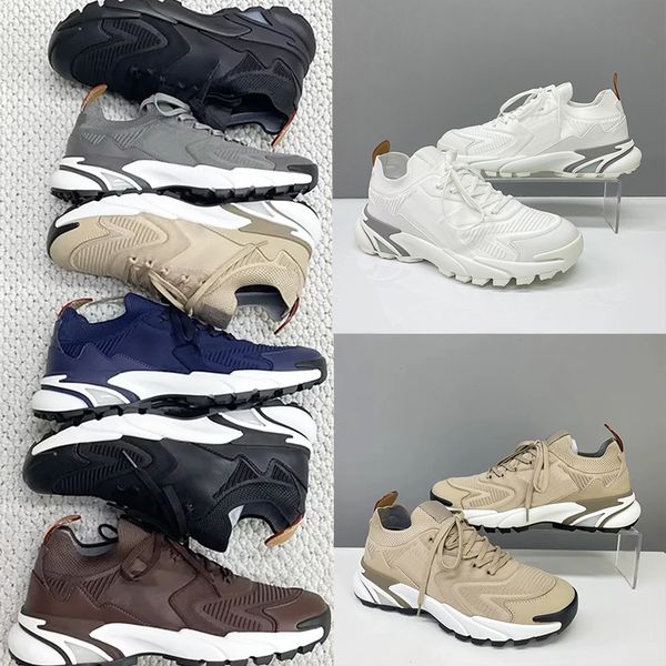 Top Quality Men Designer Sneakers L Runner Tatic Sneaker Wavelight Knitted Running Shoes Calf Leather Men Loafers Trainers Fashion Pleated Penny Loafer Casual 892 - Shoes & Accessories - rolexwatchok