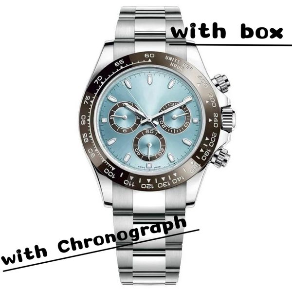 Luxury Men Watch 2813 Automatic/quartz Movement Watches Full Stainless Steel Sports Chronograph Mens Watches luminous montre de luxe Wristwatches gifts - Watches - rolexwatchok