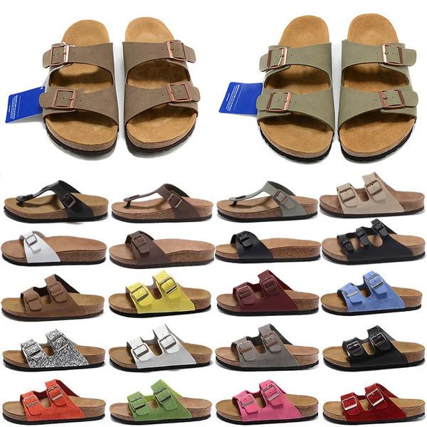 Clog Slippers Designer Clogs Sandals Summer Womens Mens Cork Slides Suede Leather Pantoufle Flip Flops Casual Scuffs Beach Shoes Size 35-46 - Shoes & Accessories - rolexwatchok