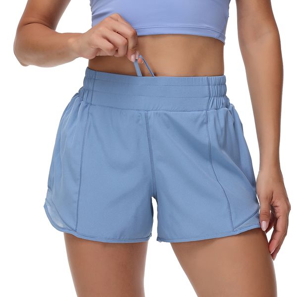Womens Hotty Hot High-Rise Lined Short 4" Gym Fitness Training Tights Sport Quick-drying Short Pants Fashion Trousers - Sports & Outdoors - rolexwatchok