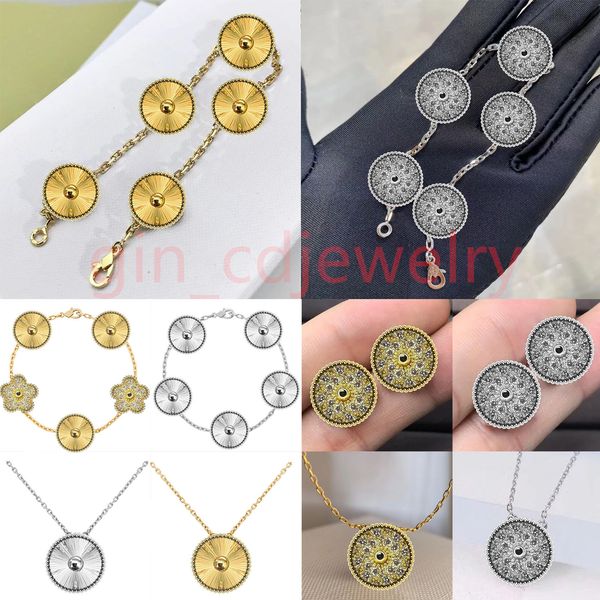 Classic Lucky Clover Necklace Bracelet Earrings Womens and Girls Valentine's Day Mother's Day Engagement Jewelry - Jewelry - rolexwatchok