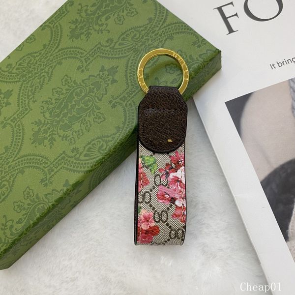 Handmade designer keychains dragonne multicolor key chain women men brown leather bag wallet lanyard plated gold accessories dragonne keychain letter - Fashion Accessories - rolexwatchok