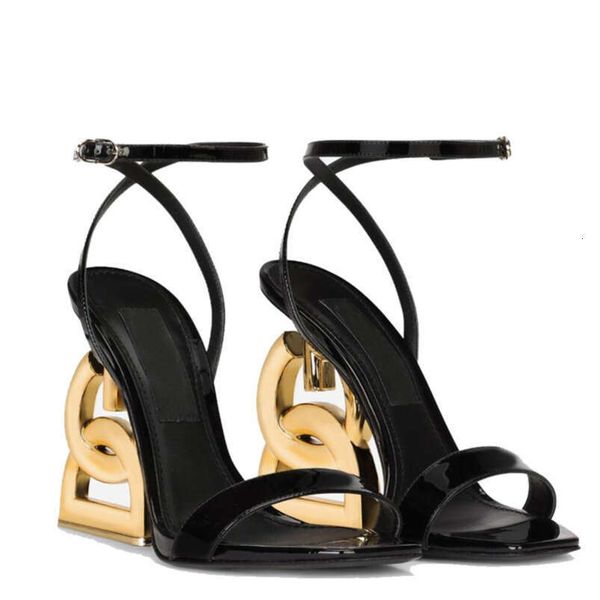 top Designer Dress Shoes High Heels Famous Brand Women Patent Leather Sandals Shoes Red Black White Party Wedding Lady Walking Shoe EU35-42 - Fashion Collection - rolexwatchok