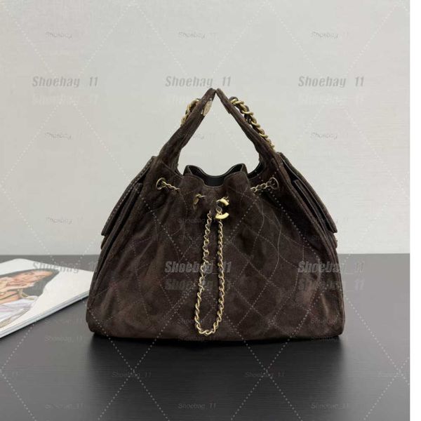 Evening Bags Designer shoulder diamond check long chain fashion bucket crossbody bag Big homeless person 25 suede leather grey casual luxury brand Medium hobo - Bags, Luggage & Accessories - rolexwatchok