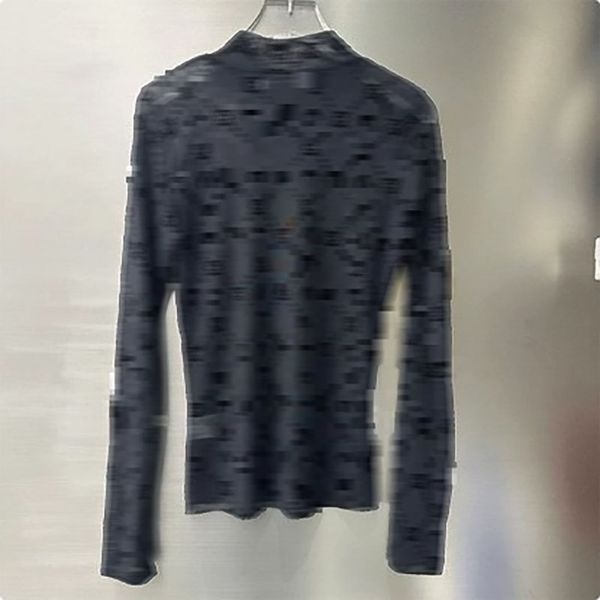 Women's T Shirts Gotoola 2023 High Version Spot Small Mesh Top Overclothes Moon Long Sleeve Bottoming Shirt Lace Sexy Girl Style - Apparel - rolexwatchok