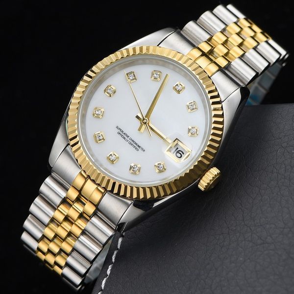 ZDR Couples Watches 28/31/36/41MM Size Stainless steel strap Japanese Quartz movement Wristwatches Super Luminous Women Men Watch Gifts - Watches - rolexwatchok